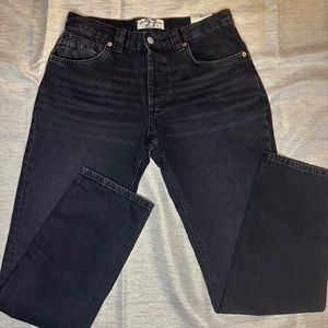 We The Free CRVY Siren Low Rise Straight Jeans by Free People Size 27